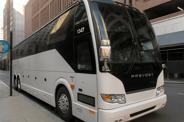 a Lakeland Coach Bus Service coach bus