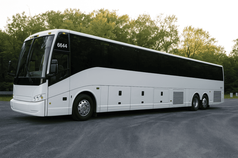 exterior of Lakeland Coach Bus Service coach bus