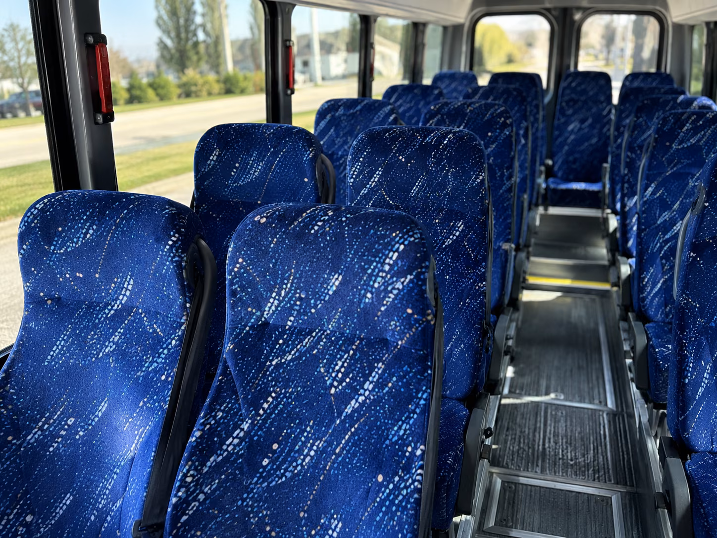 lakeland 15 passenger minibus inside