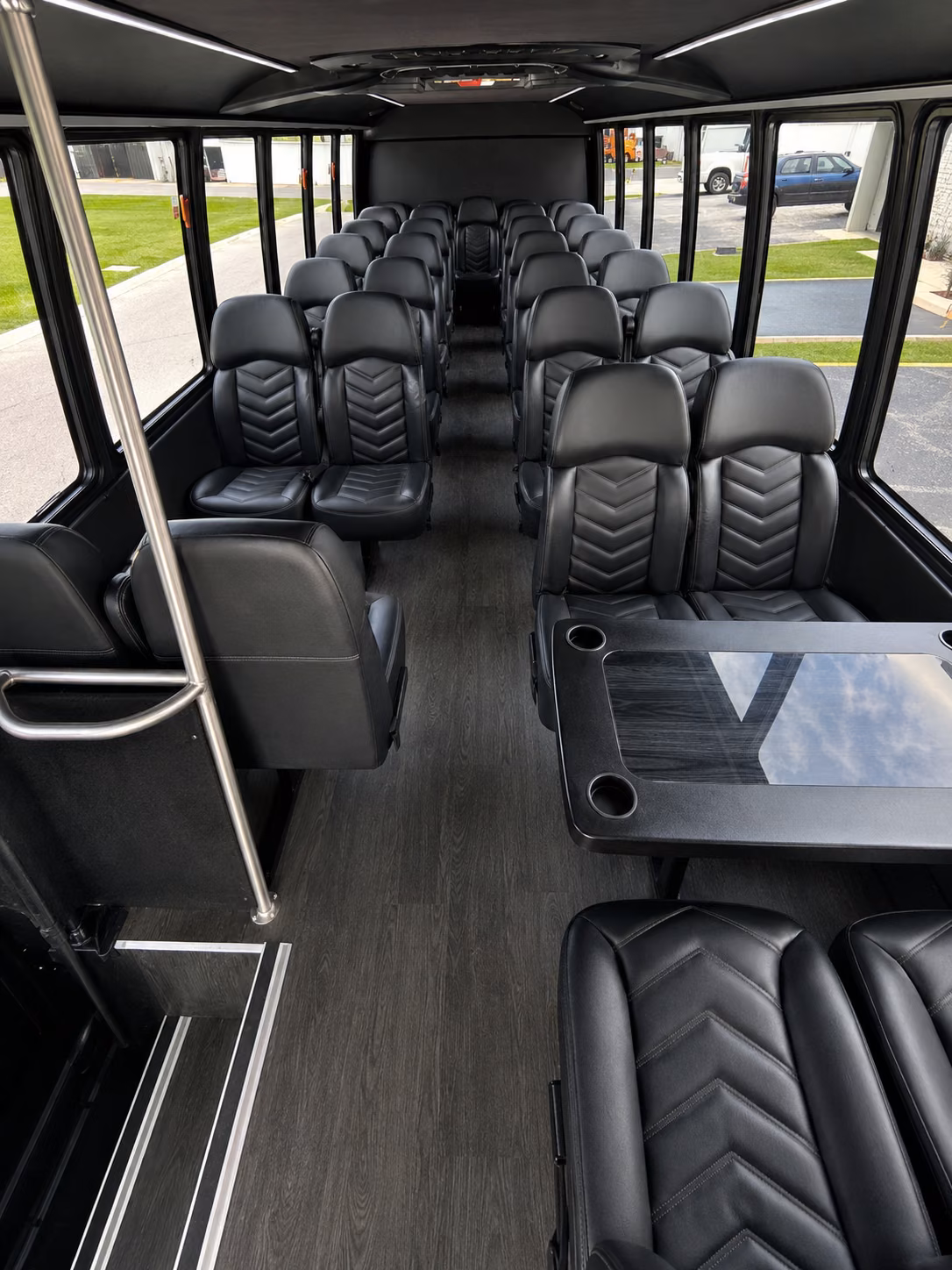 lakeland 15 passenger minibus interior