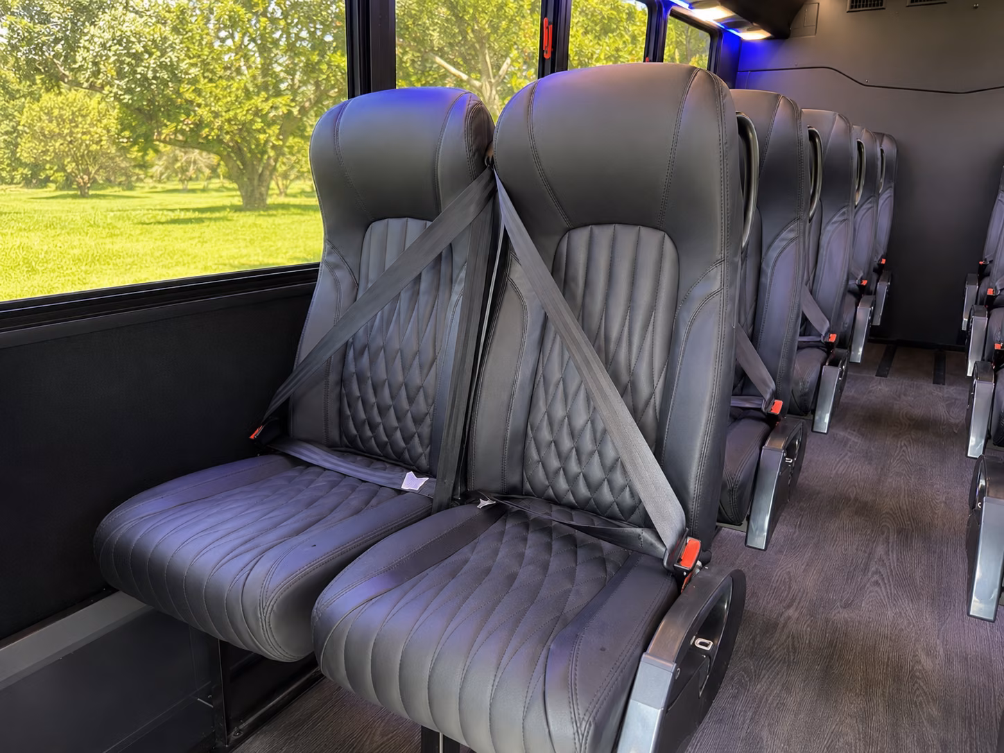 lakeland 20 passenger minibus inside