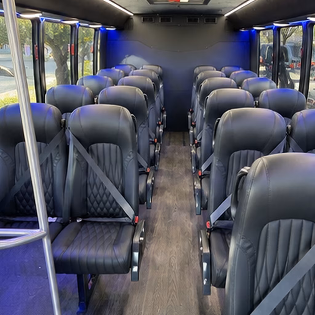 lakeland 25 passenger minibus inside