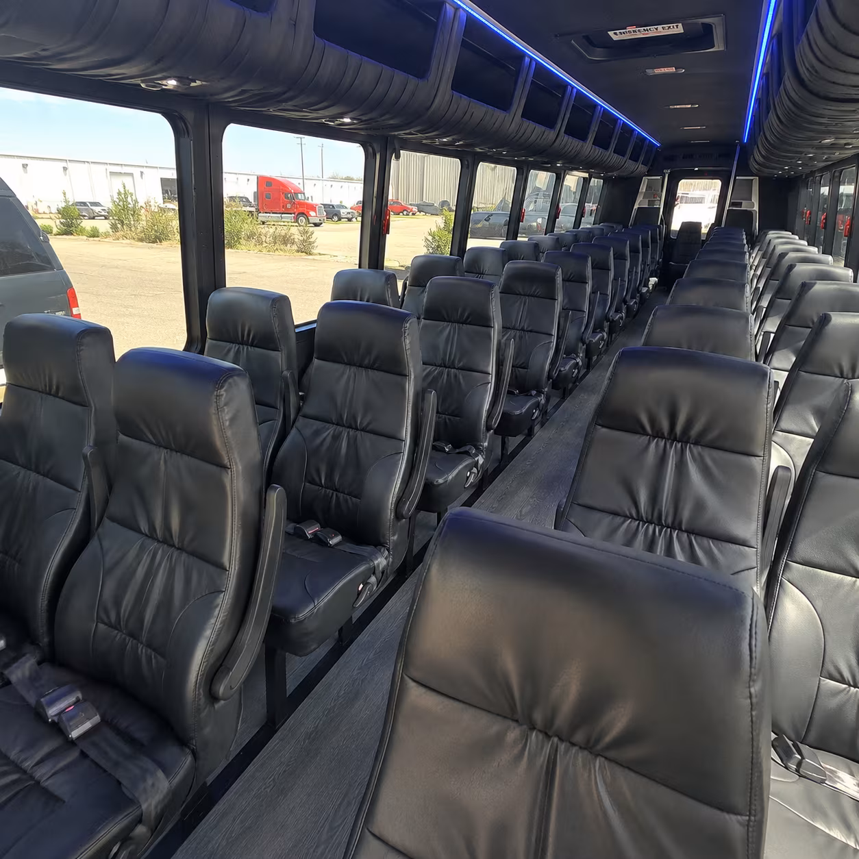 lakeland 25 passenger minibus interior