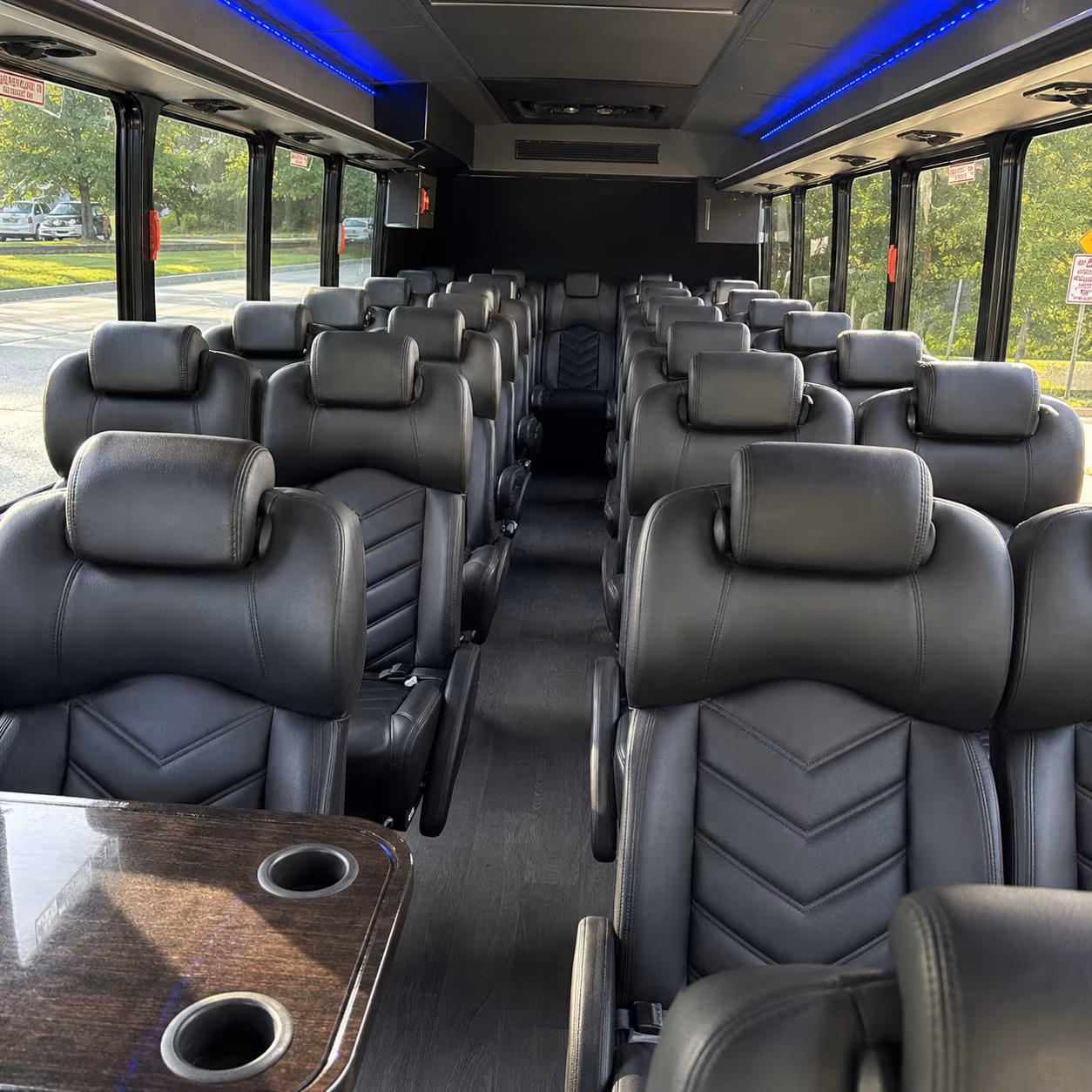 lakeland 30 passenger minibus interior