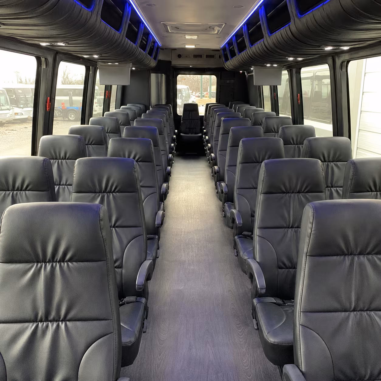 lakeland 35 passenger minibus inside