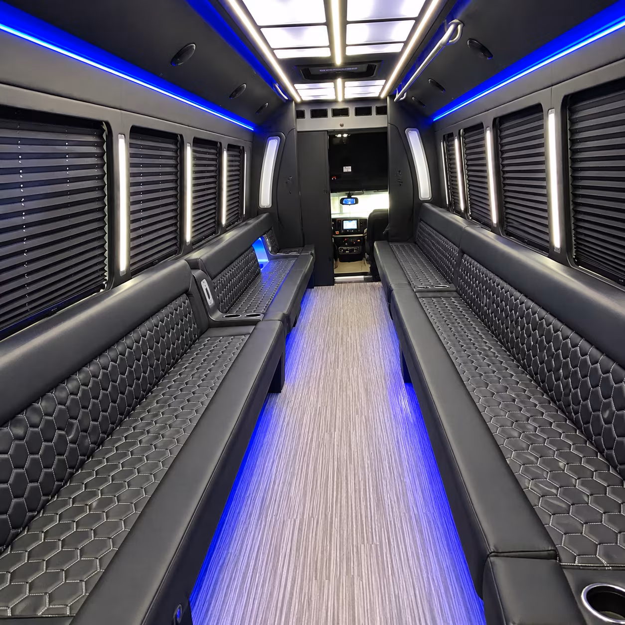 lakeland party bus interior